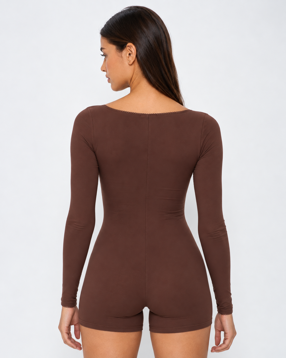 Tuck In Long Sleeve Romper – 3