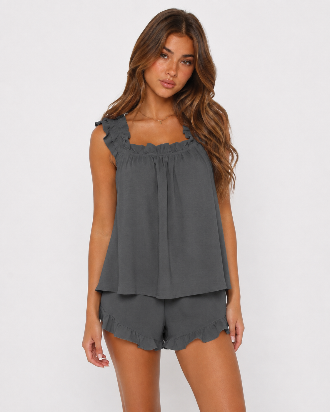 Frill Seeker Ruffle Pyjama Set – 43