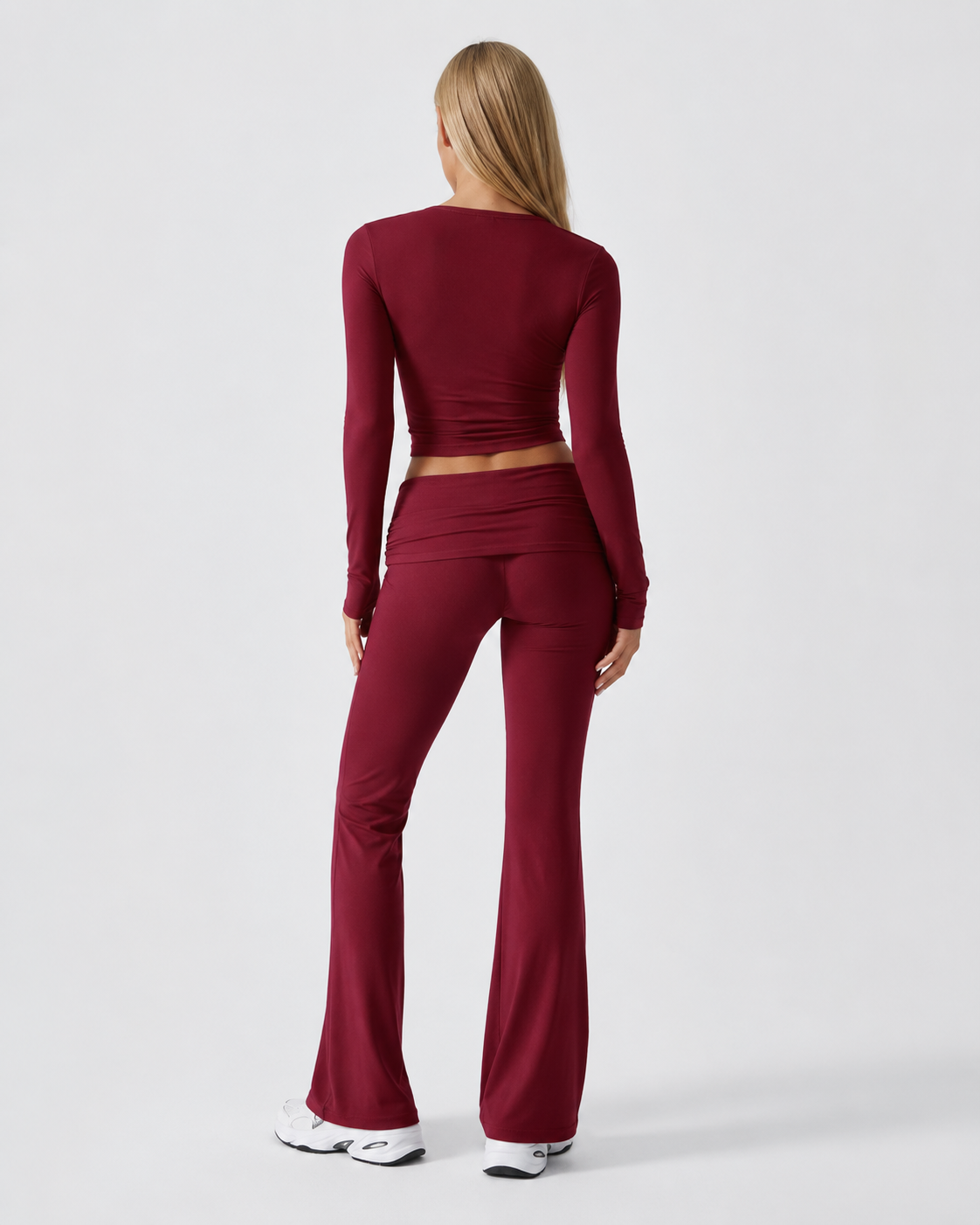 Twist Ending Flare Pants Set – 9