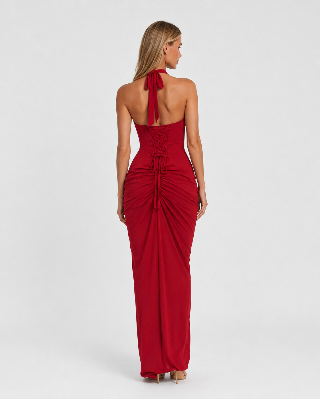 Dress Circle Halter Maxi Gown – 4