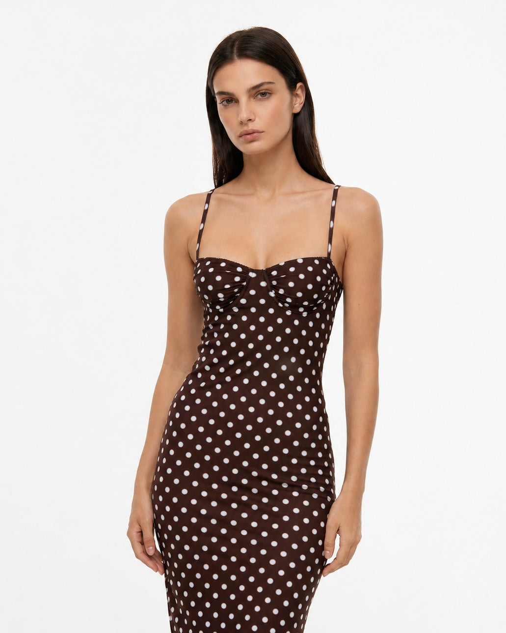 Sundown Polka Dot Maxi Dress – 5