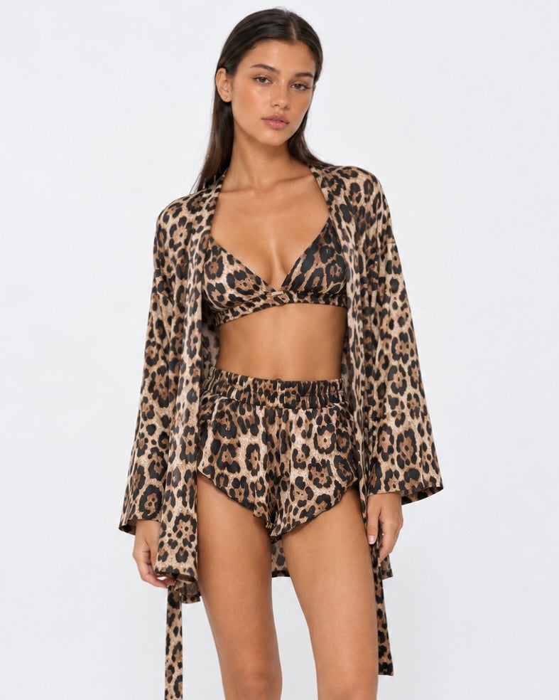 Untamed Leopard Robe Set – 2