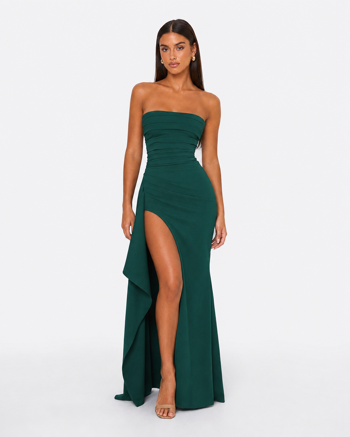 Leg Day Strapless Maxi Dress – 15
