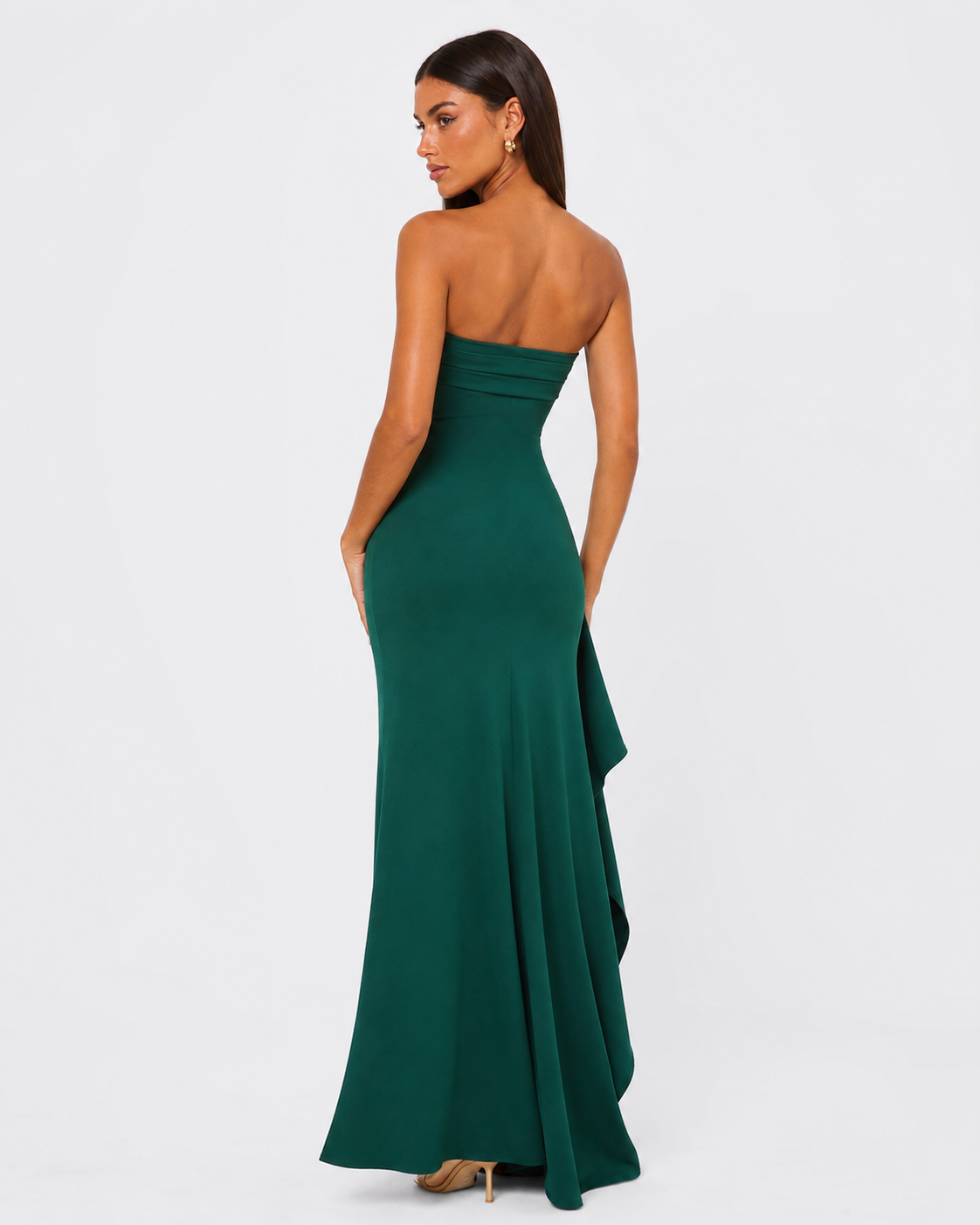 Leg Day Strapless Maxi Dress – 18