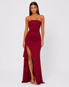 Leg Day Strapless Maxi Dress – 6