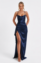 Last Call Satin Maxi Dress – 1