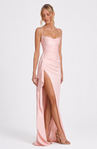 Last Call Satin Maxi Dress – 11