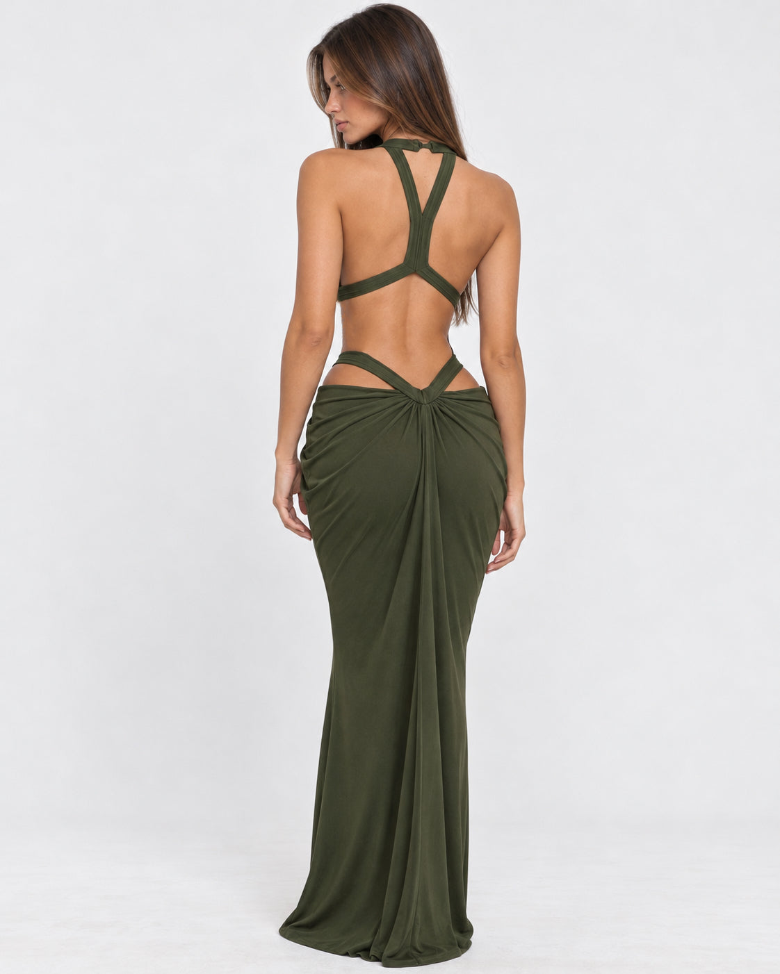 Cut Above Halter Maxi Dress – 15