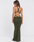 Cut Above Halter Maxi Dress – 15