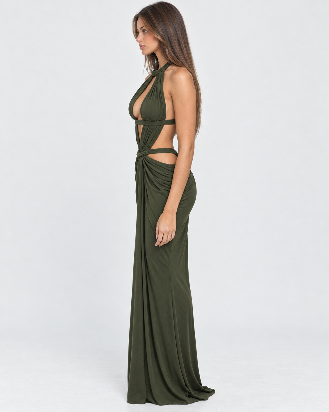 Cut Above Halter Maxi Dress – 16