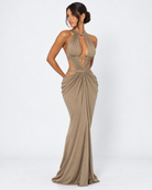 Cut Above Halter Maxi Dress – 8