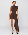 Curveball Ruched Mini Dress – 1