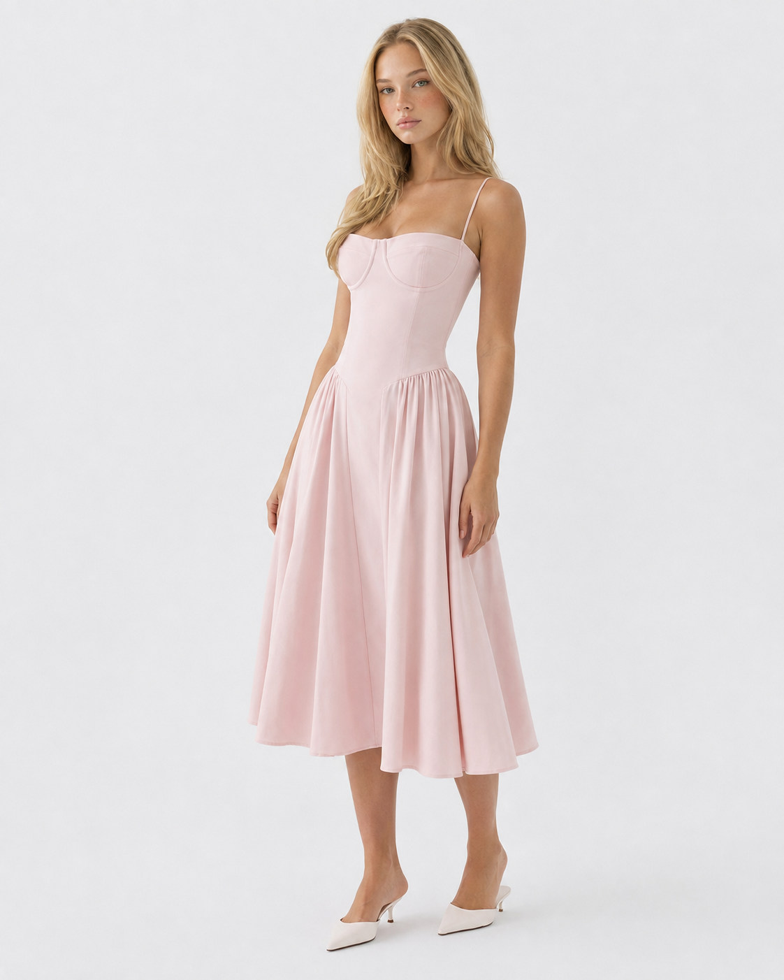 Slow Waltz Corset Midi Dress – 19
