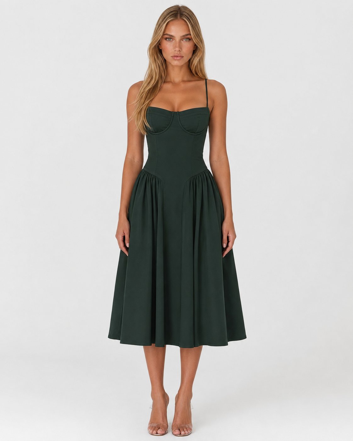 Slow Waltz Corset Midi Dress – 33