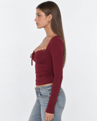 Hello Gorgeous Lace Neckline Top – 11
