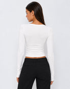 Hello Gorgeous Lace Neckline Top – 8