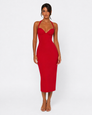 Eye Contact Halter Midi Dress – 1