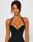 Eye Contact Halter Midi Dress – 11