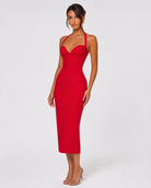 Eye Contact Halter Midi Dress – 2