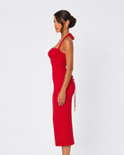 Eye Contact Halter Midi Dress – 3