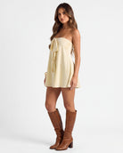 Sunny Side Strapless Mini Dress – 6