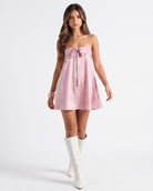 Sunny Side Strapless Mini Dress – 9