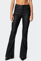 Slick Trick Coated Flare Pants – 3