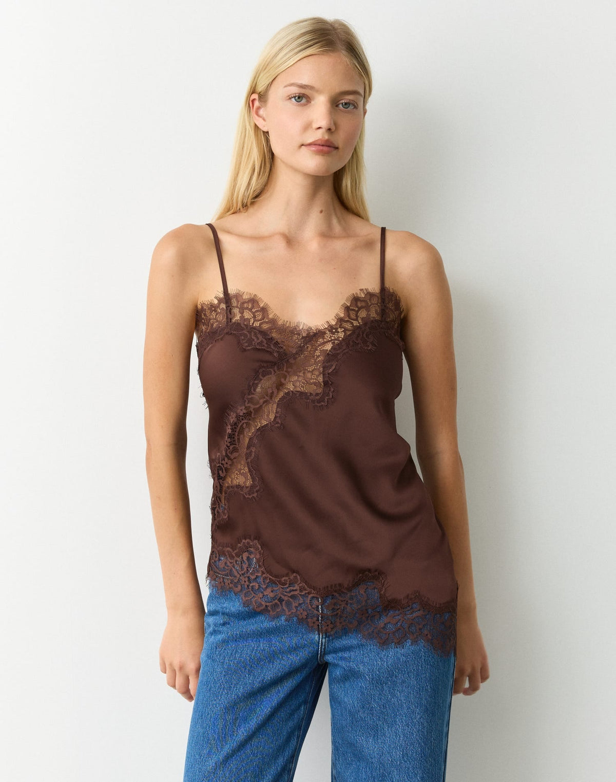 Off Kilter Satin Cami Top – 10