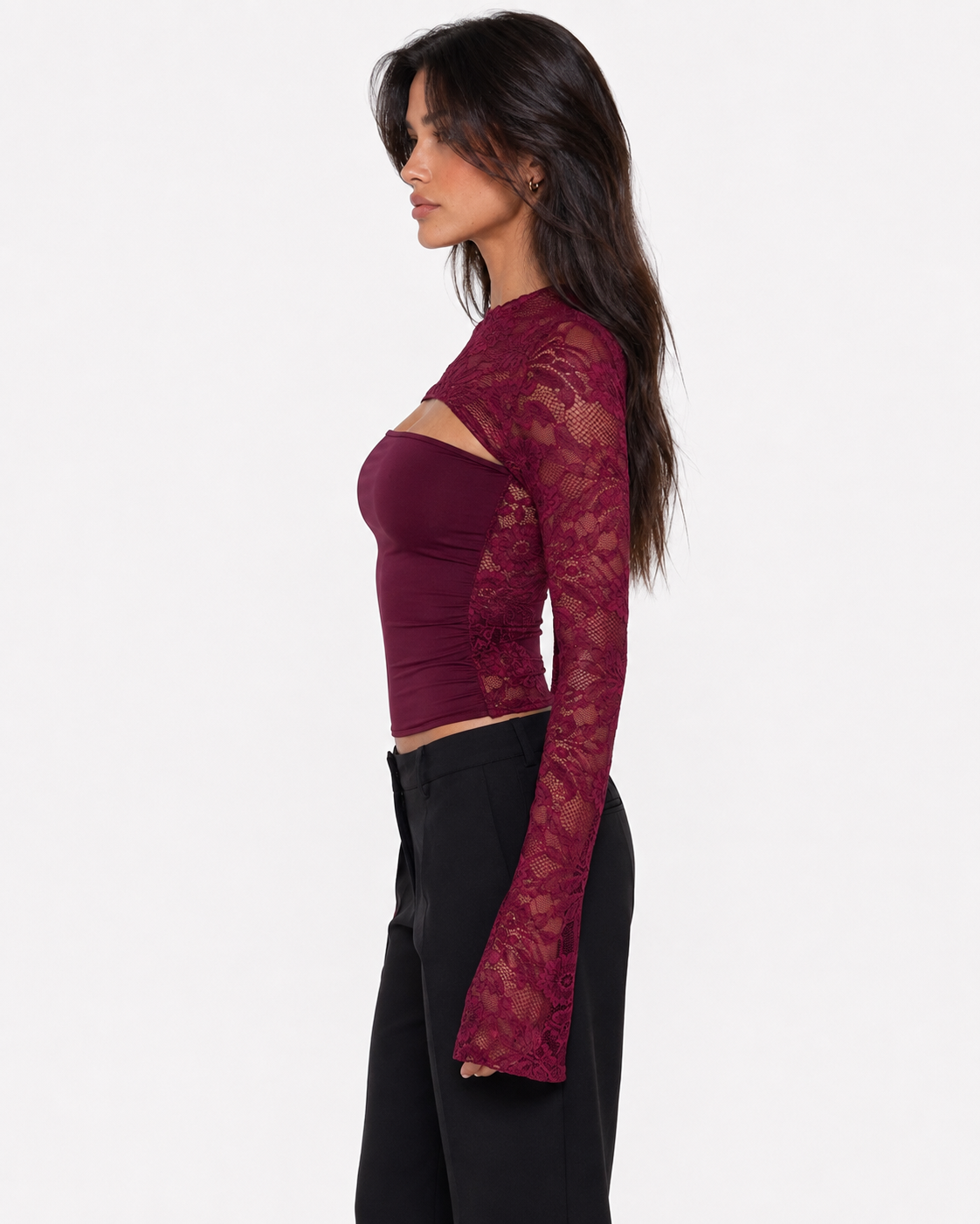 Rooftop Rendezvous Lace Top – 14
