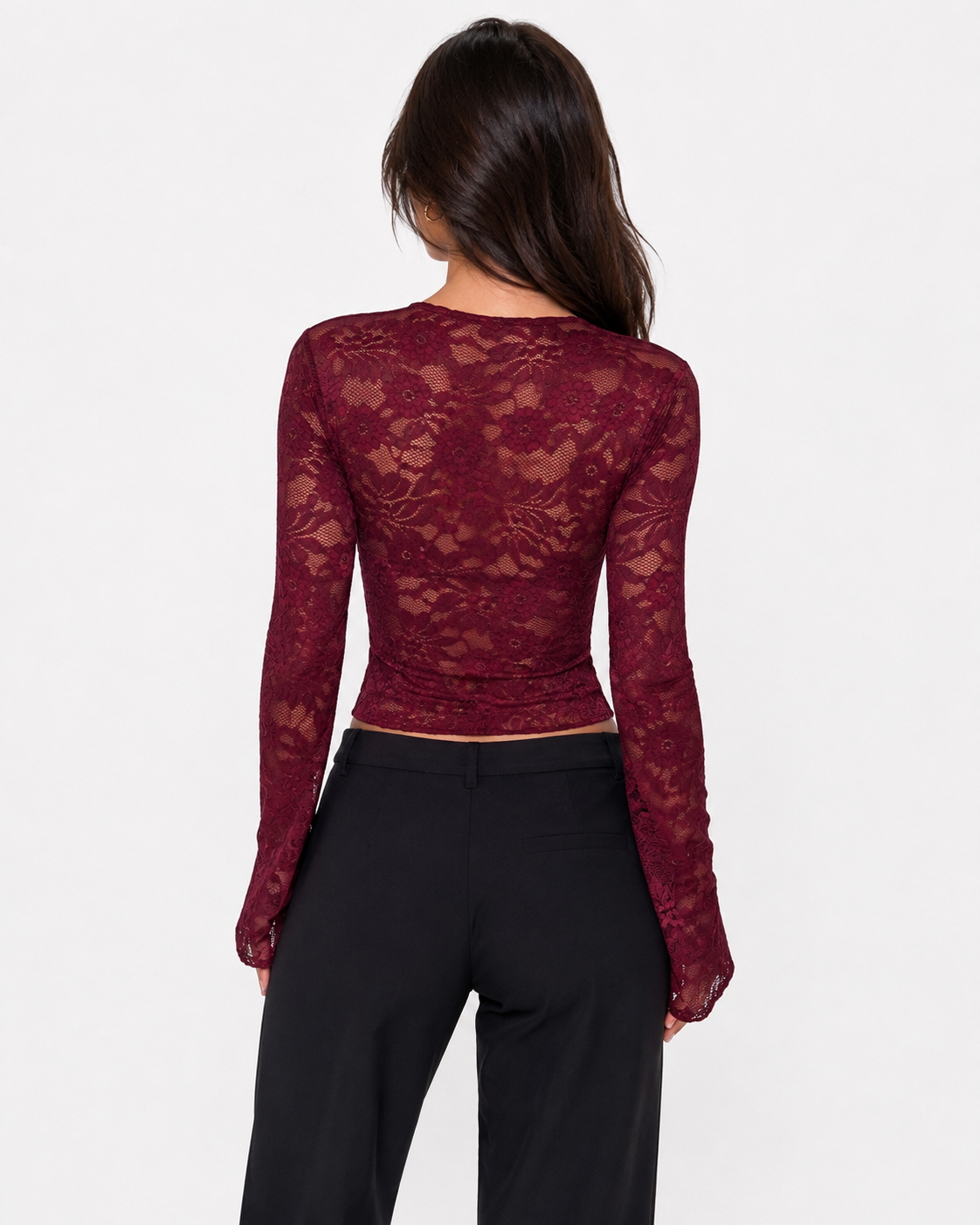 Rooftop Rendezvous Lace Top – 15