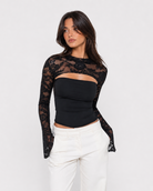 Rooftop Rendezvous Lace Top – 3