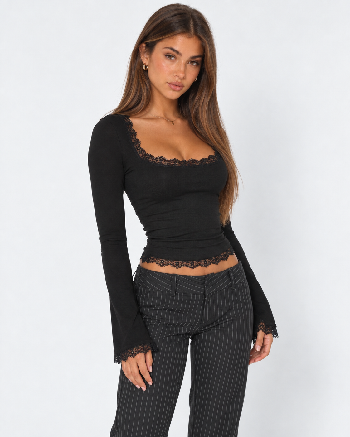 Square Deal Long Sleeve Top – 10