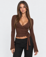 Close Call Lace Wrap Top – 12