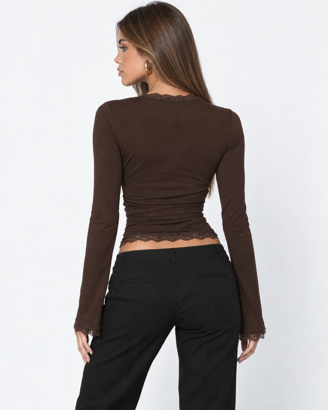 Close Call Lace Wrap Top – 18