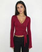 Close Call Lace Wrap Top – 4