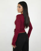 Close Call Lace Wrap Top – 5