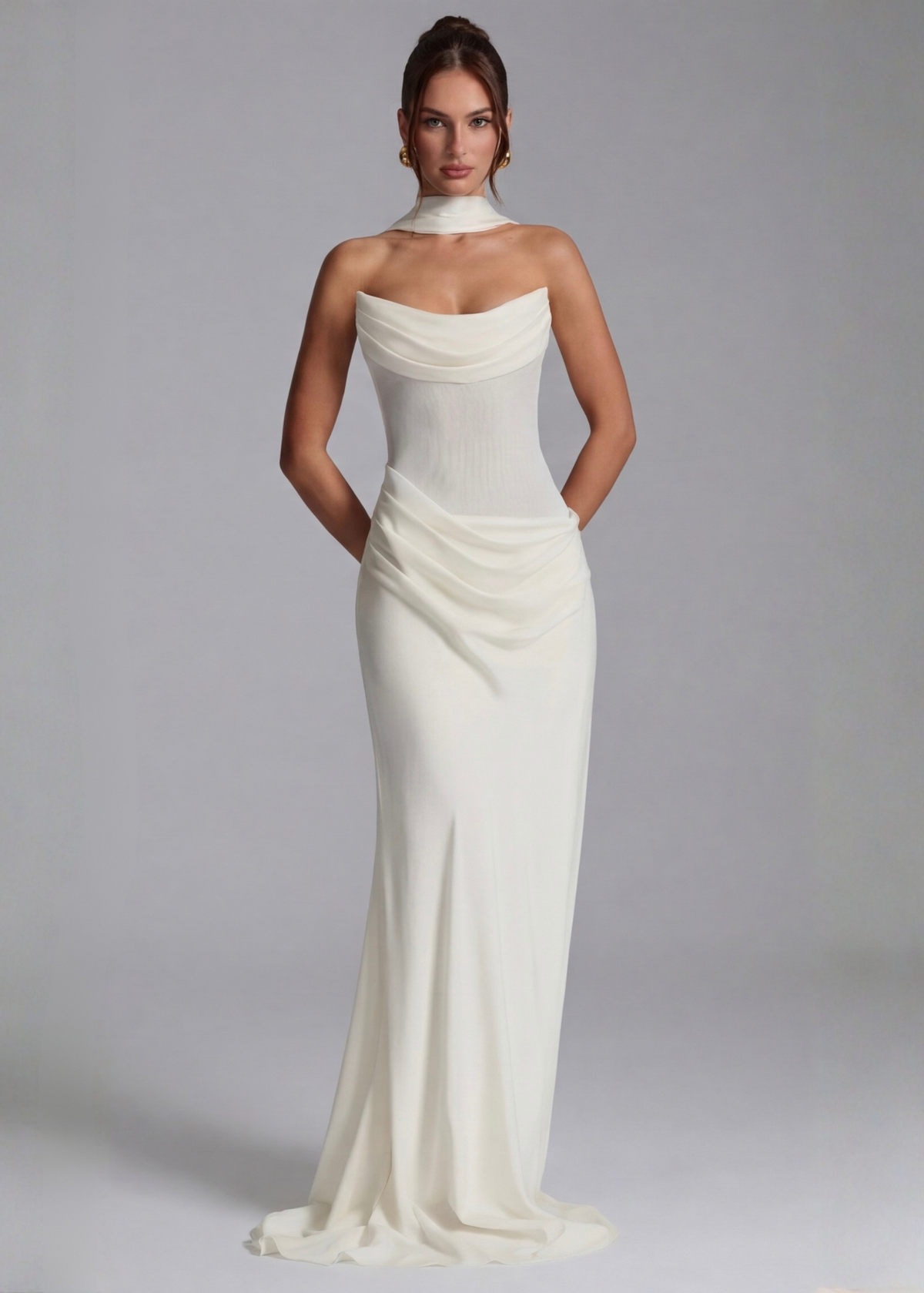 Flow State Draped Maxi Dress – 10
