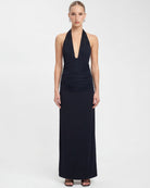 Deep End Halter Maxi Dress – 1