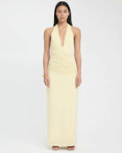 Deep End Halter Maxi Dress – 10