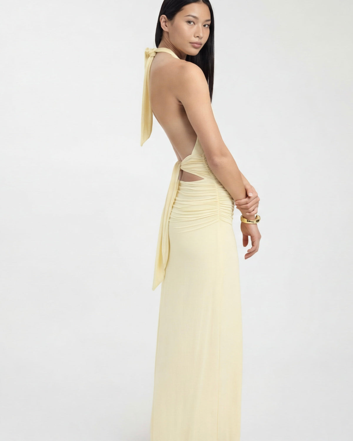 Deep End Halter Maxi Dress – 11