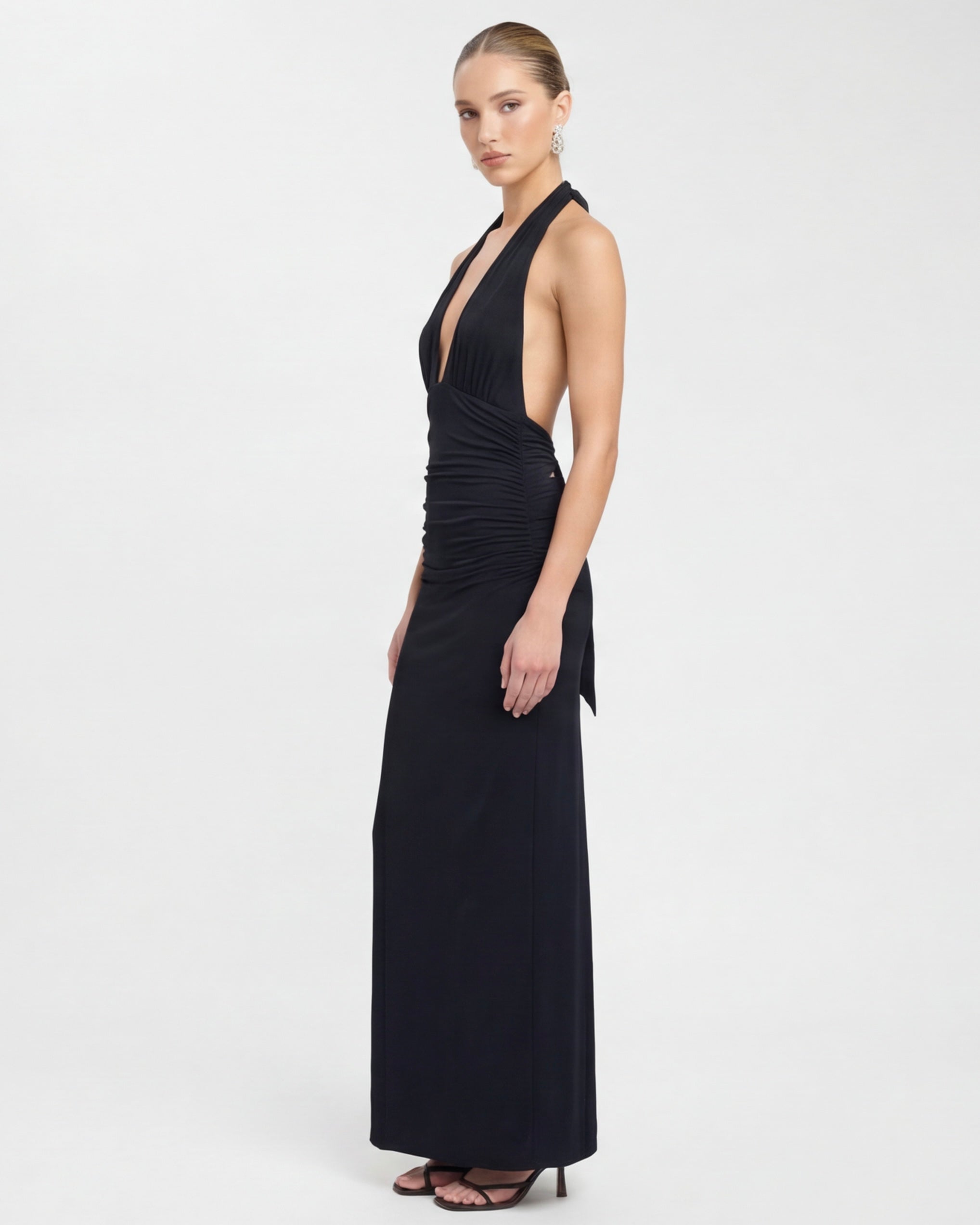 Deep End Halter Maxi Dress – 2