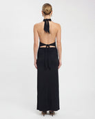 Deep End Halter Maxi Dress – 3