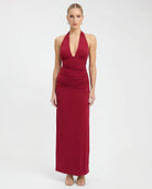 Deep End Halter Maxi Dress – 4