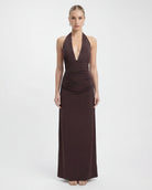 Deep End Halter Maxi Dress – 7