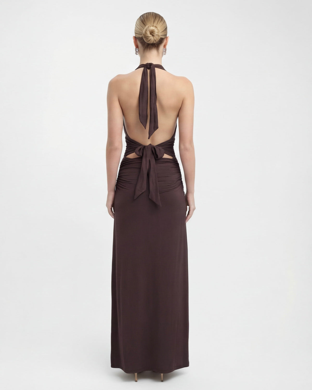 Deep End Halter Maxi Dress – 9