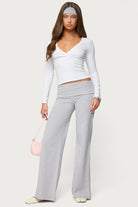 Slow Start Wide-Leg Lounge Pants – 1