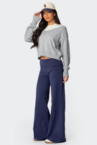 Slow Start Wide-Leg Lounge Pants – 14
