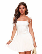 Spring Fling Pleated Mini Dress – 2