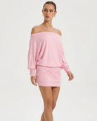 Gather Round Ruched Mini Dress – 10