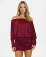 Gather Round Ruched Mini Dress – 11
